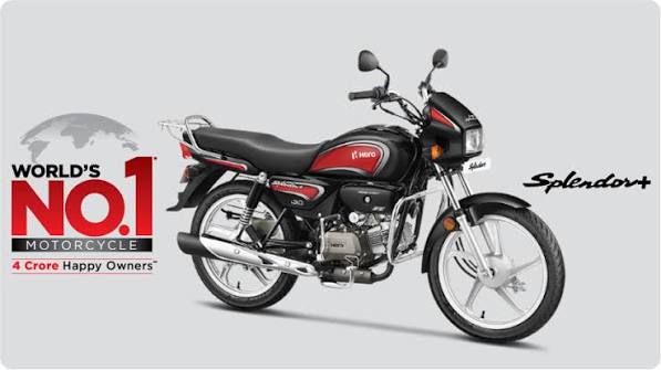 Hero Splendor Plus XTEC side view