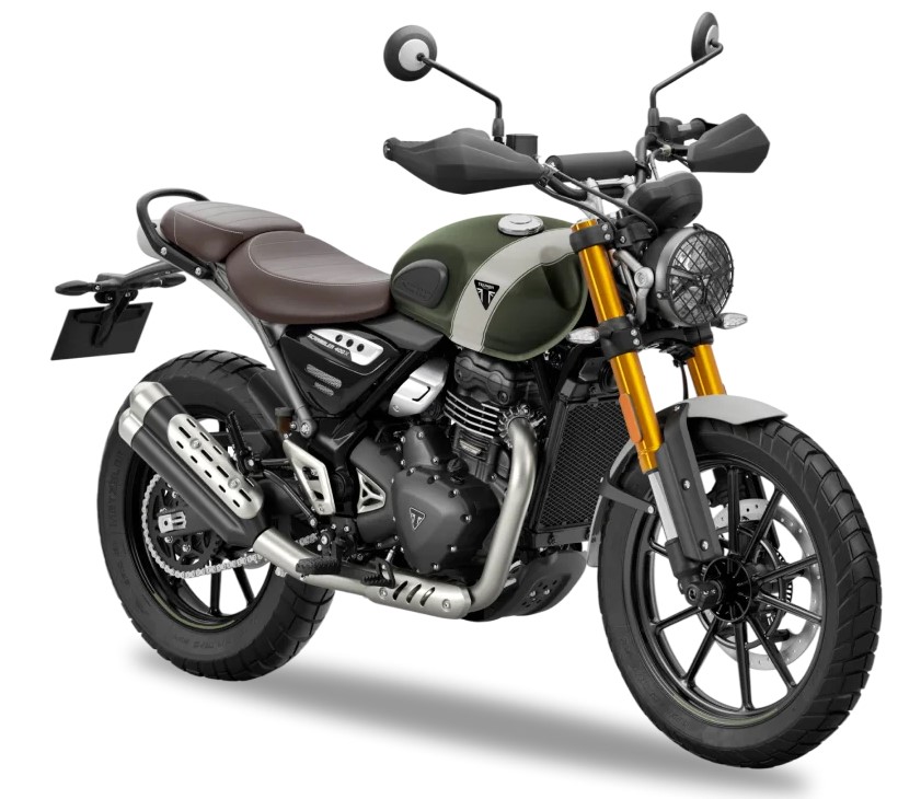 Triumph Scrambler 400 X adventure bike India price specs mileage scrambler motorcycle