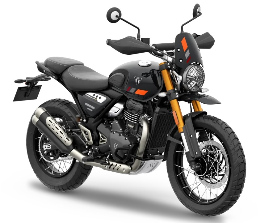 Triumph Scrambler 400 XC off road bike India specs price adventure motorcycle