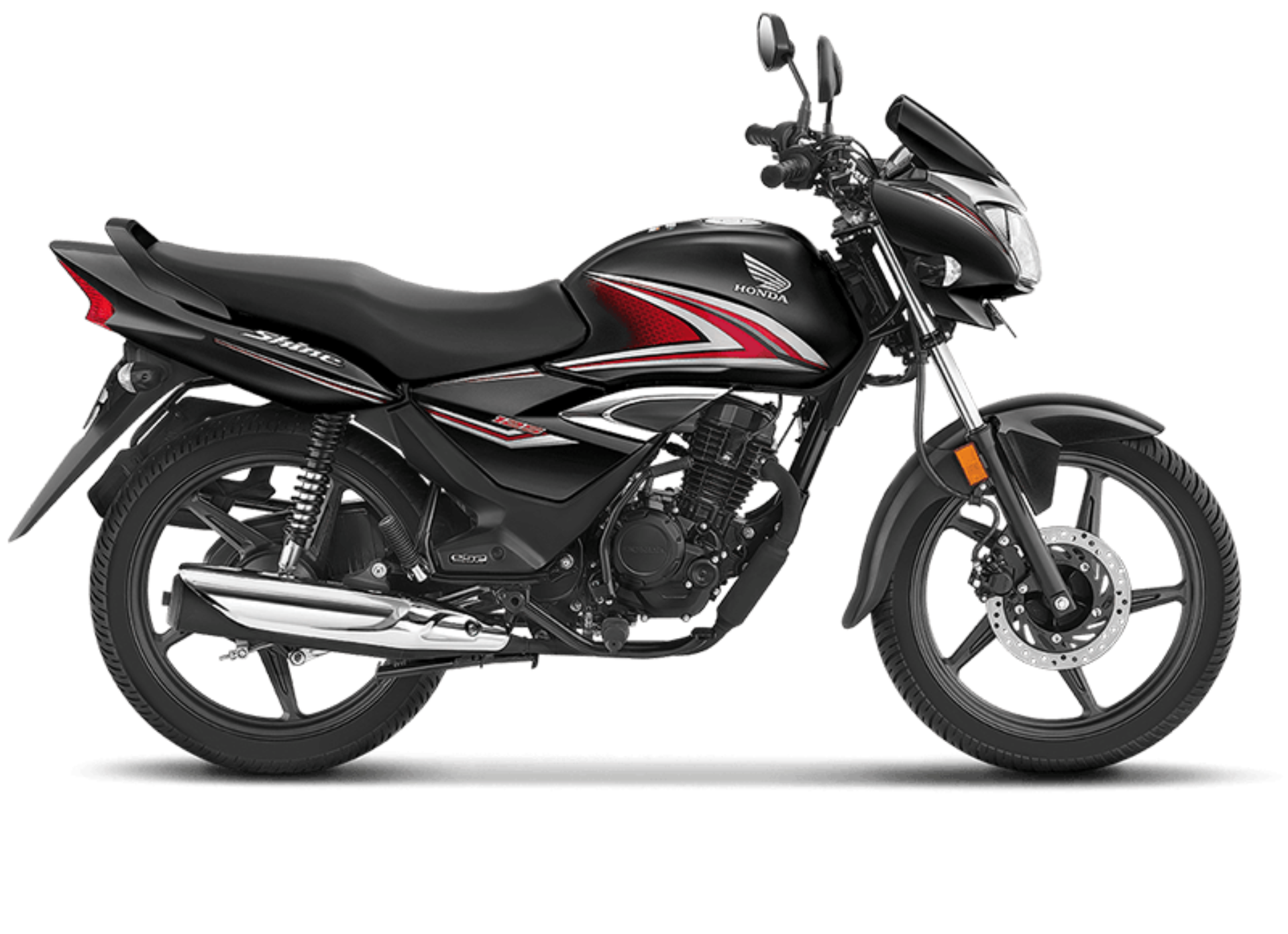 Honda Shine 125 Black side view