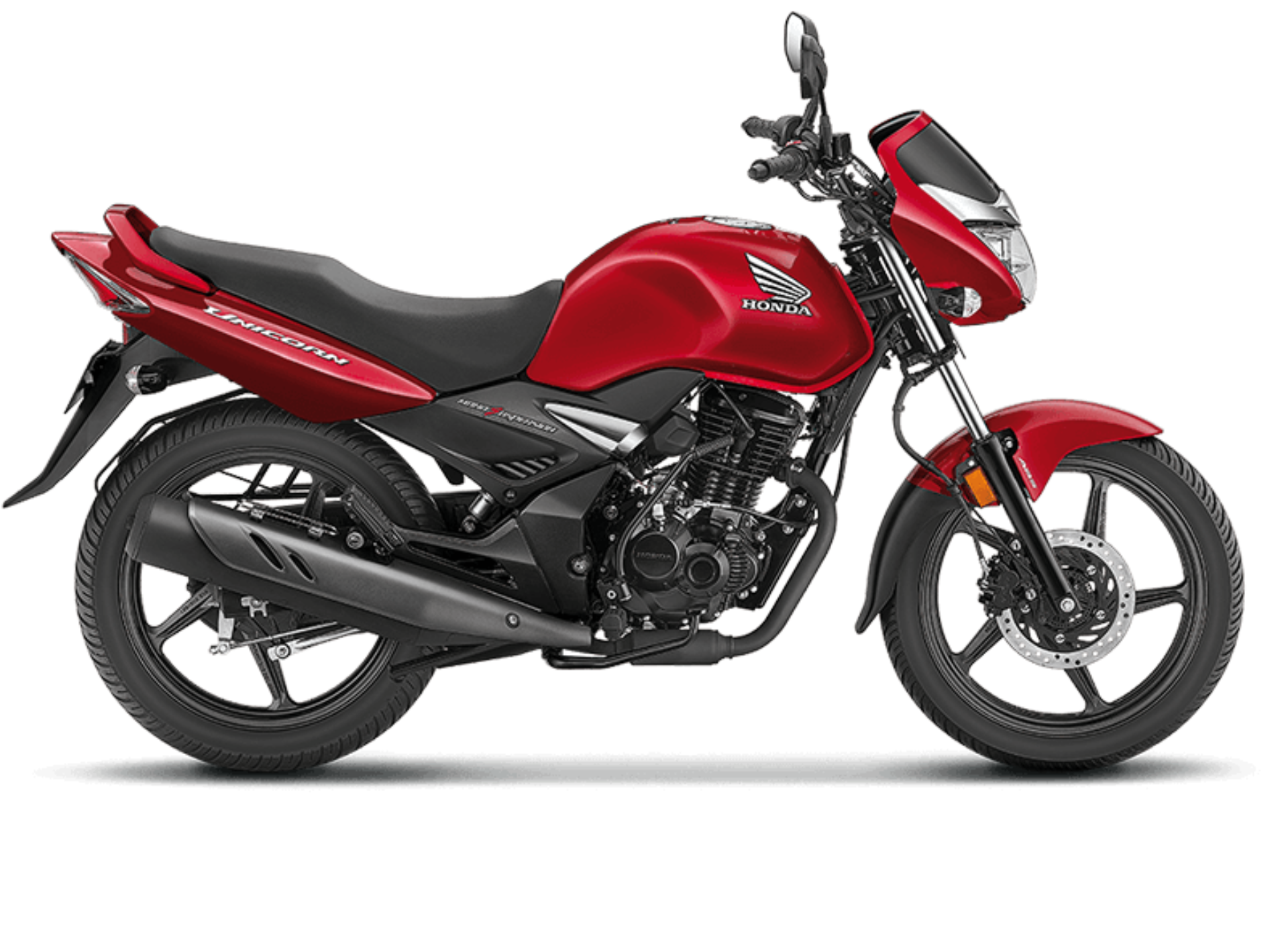 Honda Unicorn Red front view