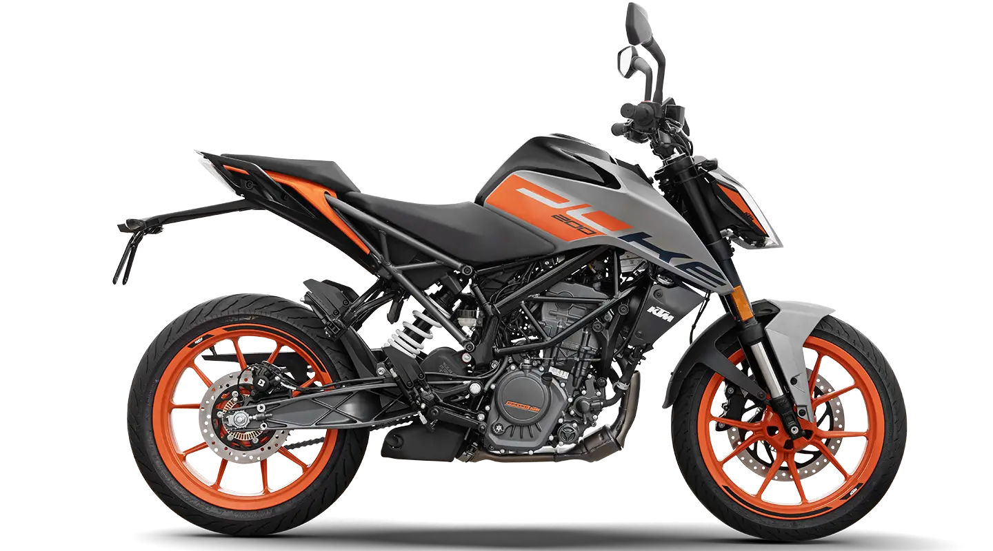 KTM Duke 200 Silver Metallic