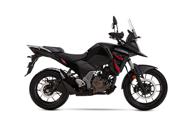 Suzuki V-Strom SX 250 Glass Sparkle Black side profile